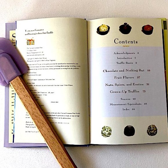 Chocolate Truffle Cookbook & Spatula Gift - Picture 3 of 15